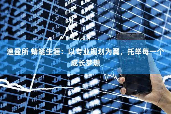 速盈所 蜻蜓生涯：以专业规划为翼，托举每一个成长梦想